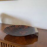 Hollywood regency shell shaped centerpiece, Italy 1970s