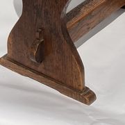 Tabouret en osier monastry antique ou hocker