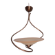 Ceiling lamp suspension brand CVL model cavaillon glass and brass