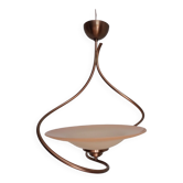 Ceiling lamp suspension brand CVL model cavaillon glass and brass