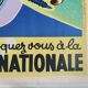 The Frogman, frogman - National Lottery - Old poster/original poster lithograph 1960