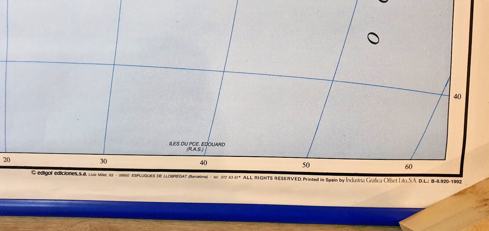 School wall poster Africa physical/political 140 cm x 97 cm brand soral