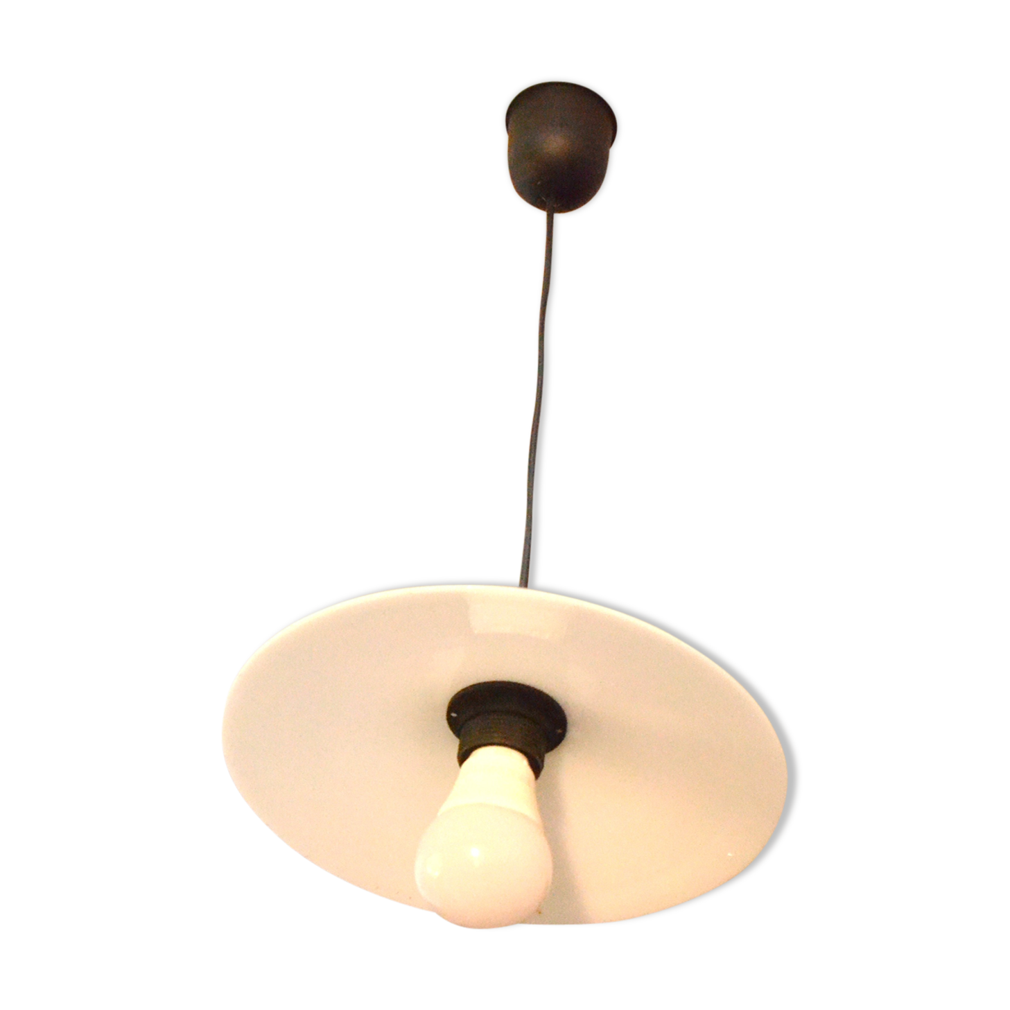 Opaline hanging lamp