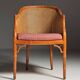 Set of 4 vintage faux bamboo chairs