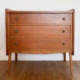 Commode en bois vintage