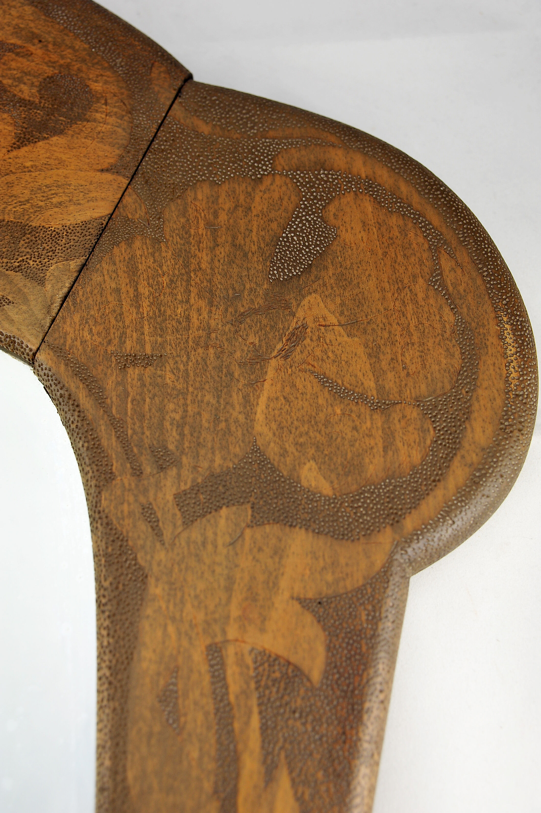 Mirror wooden carved Art Nouveau style around 1930 53x85cm