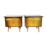 Pair of bedside tables, origin Germany, 1960s