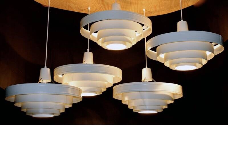 Vintage 1960s Metal Pendant Light – Design