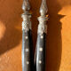 Ebony salad cutlery