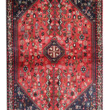 Tapis persan rouge fait à la main  103x158cm