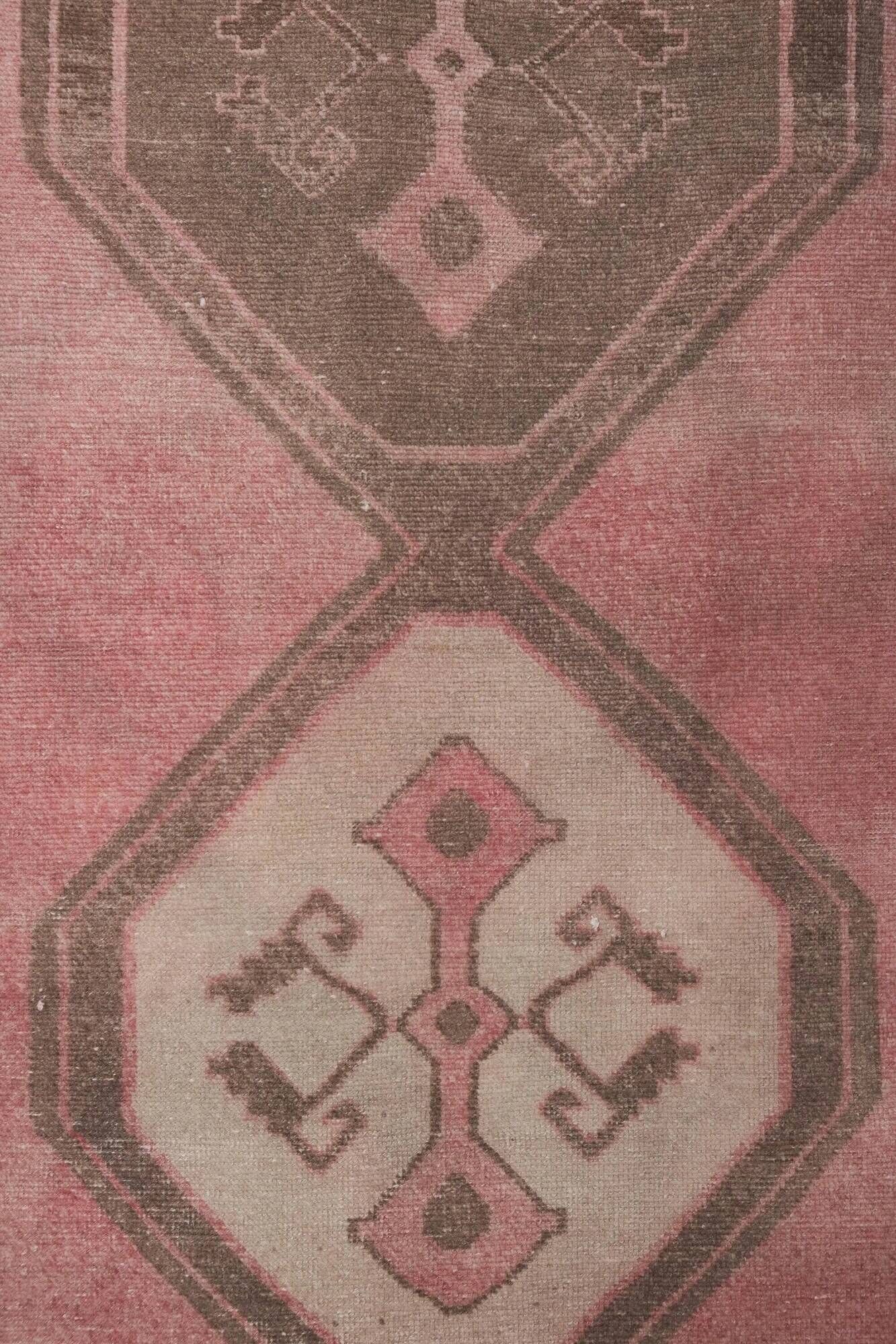 Tapis de couloir turc vintage