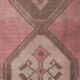 Tapis de couloir turc vintage