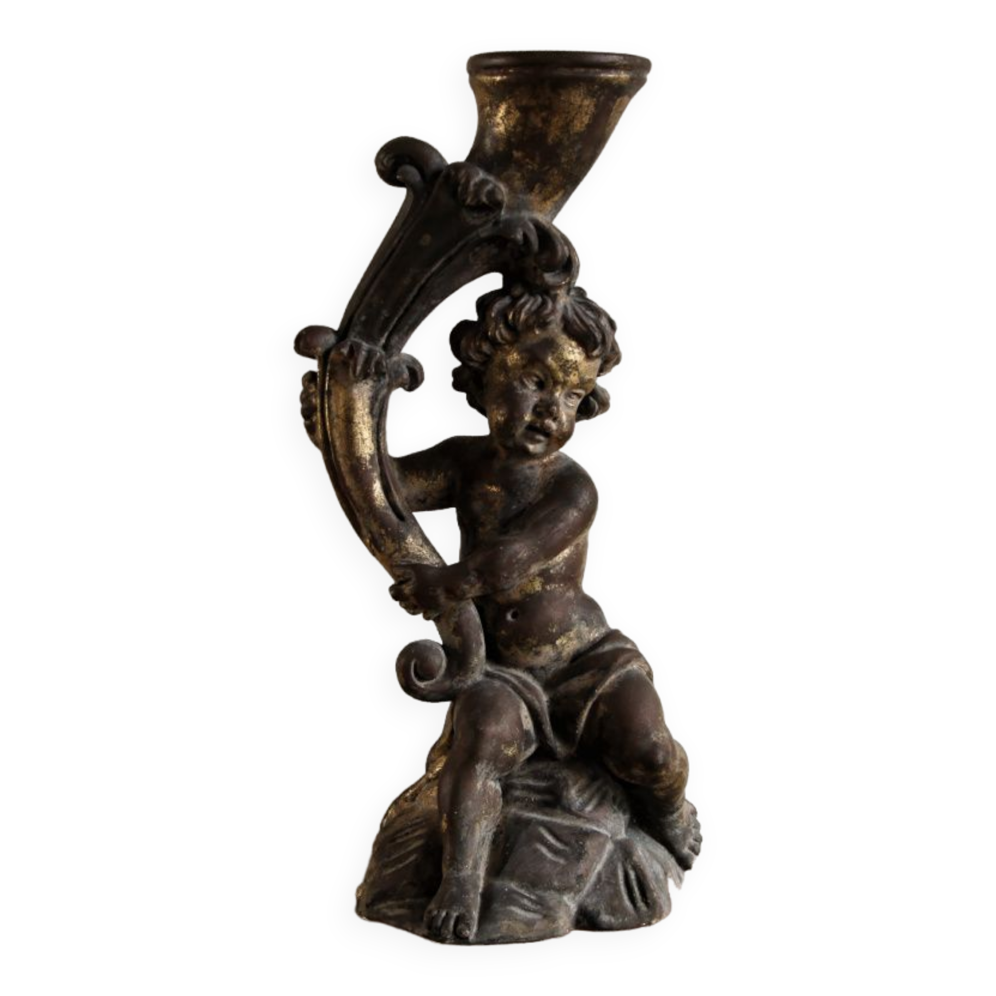 Ancient plaster cherub