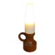 Lampe en bois orange scandinave