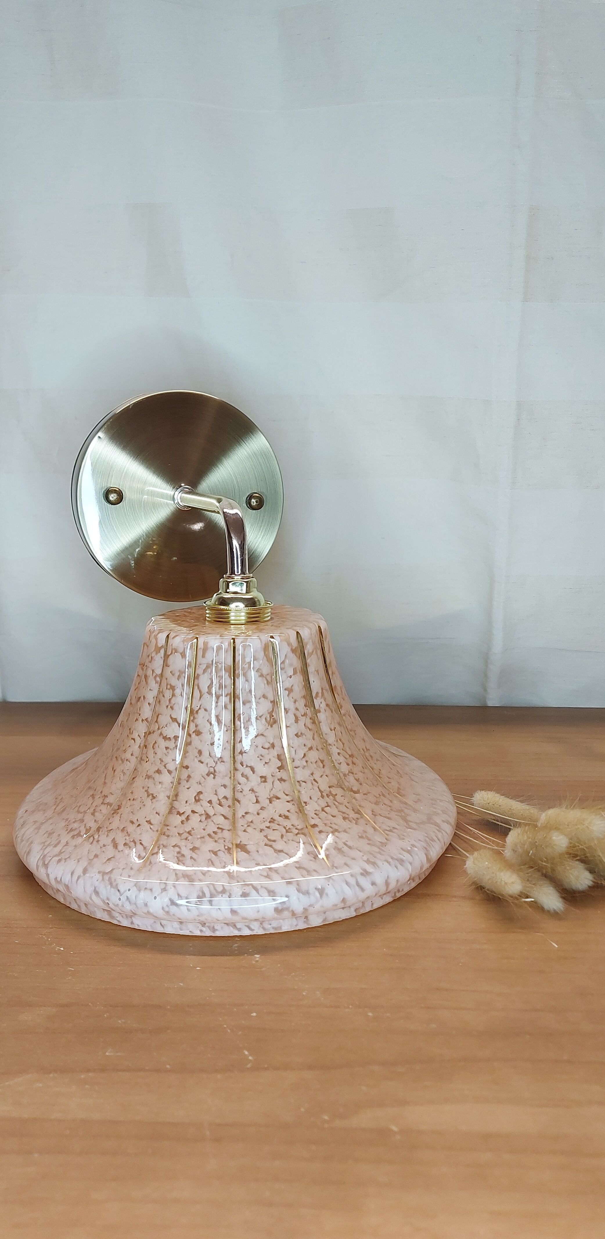 Granite pink sconce