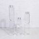 Set of 3 Oleg Cassini candlesticks