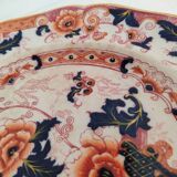 Assiette fleurie Cauldon England 19e