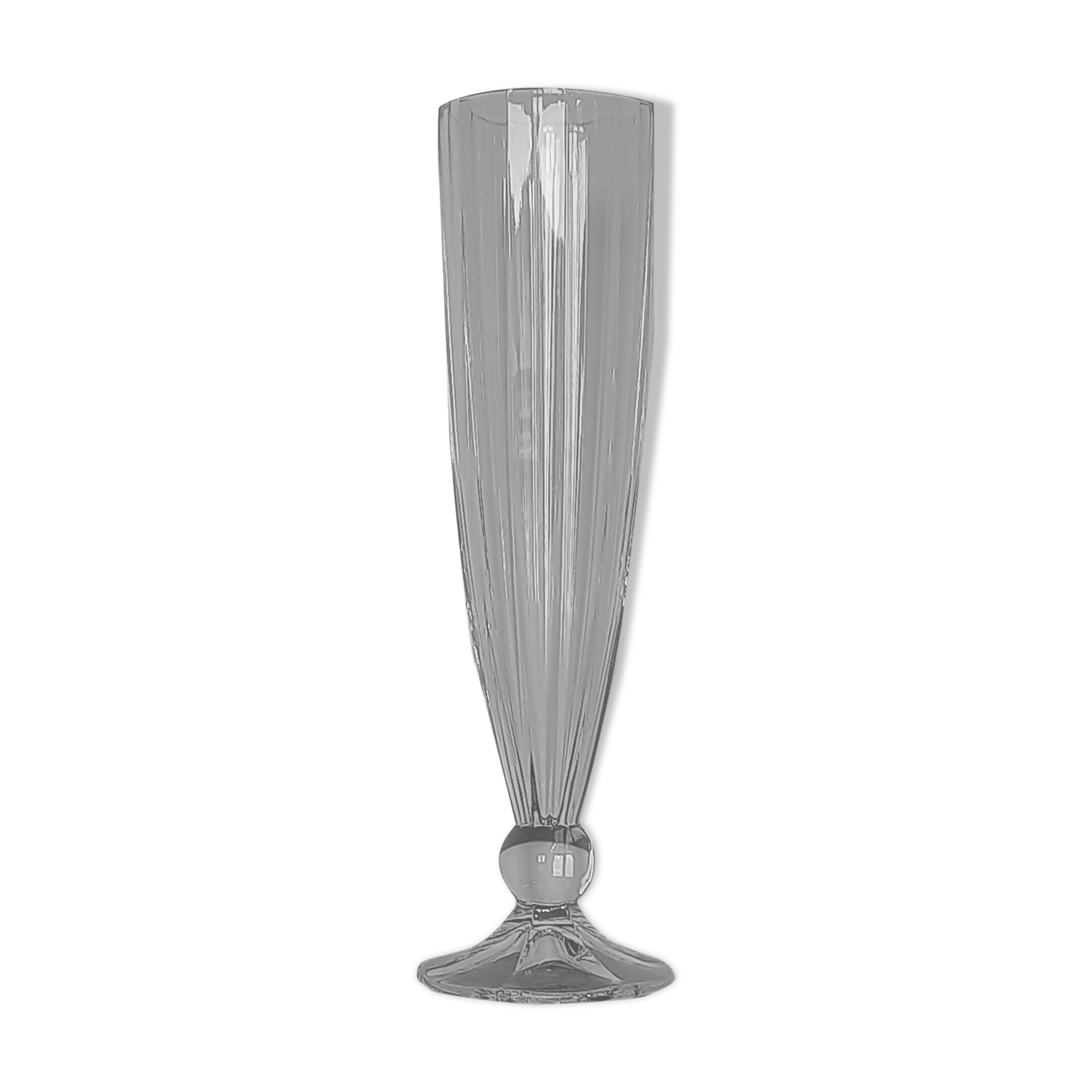 Soliflore Villeroy and Boch vase in streaked glass