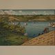 Lithographie par Henri Rivière Le Trieux à Kermarie