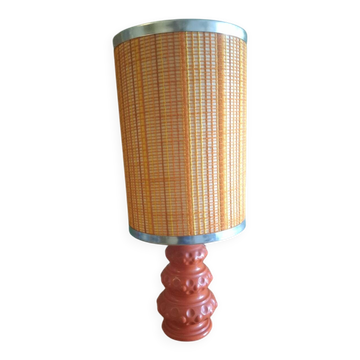 Vintage 70's opaline lamp