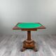 Table à jeux en acajou, XIXe siècle