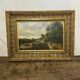 Huile sur bois XIX ème