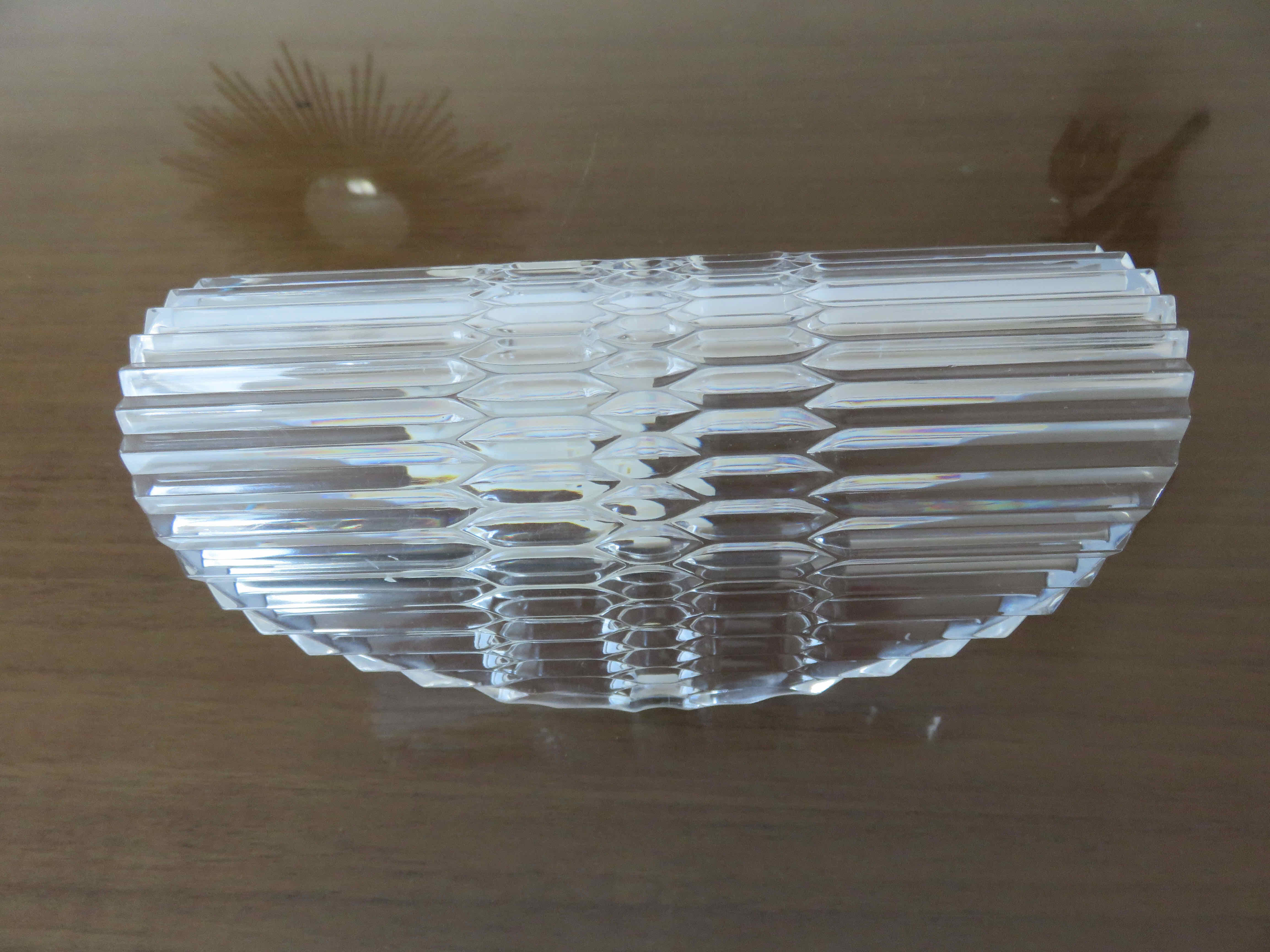 Pair of transparent plexiglass sconces 1970