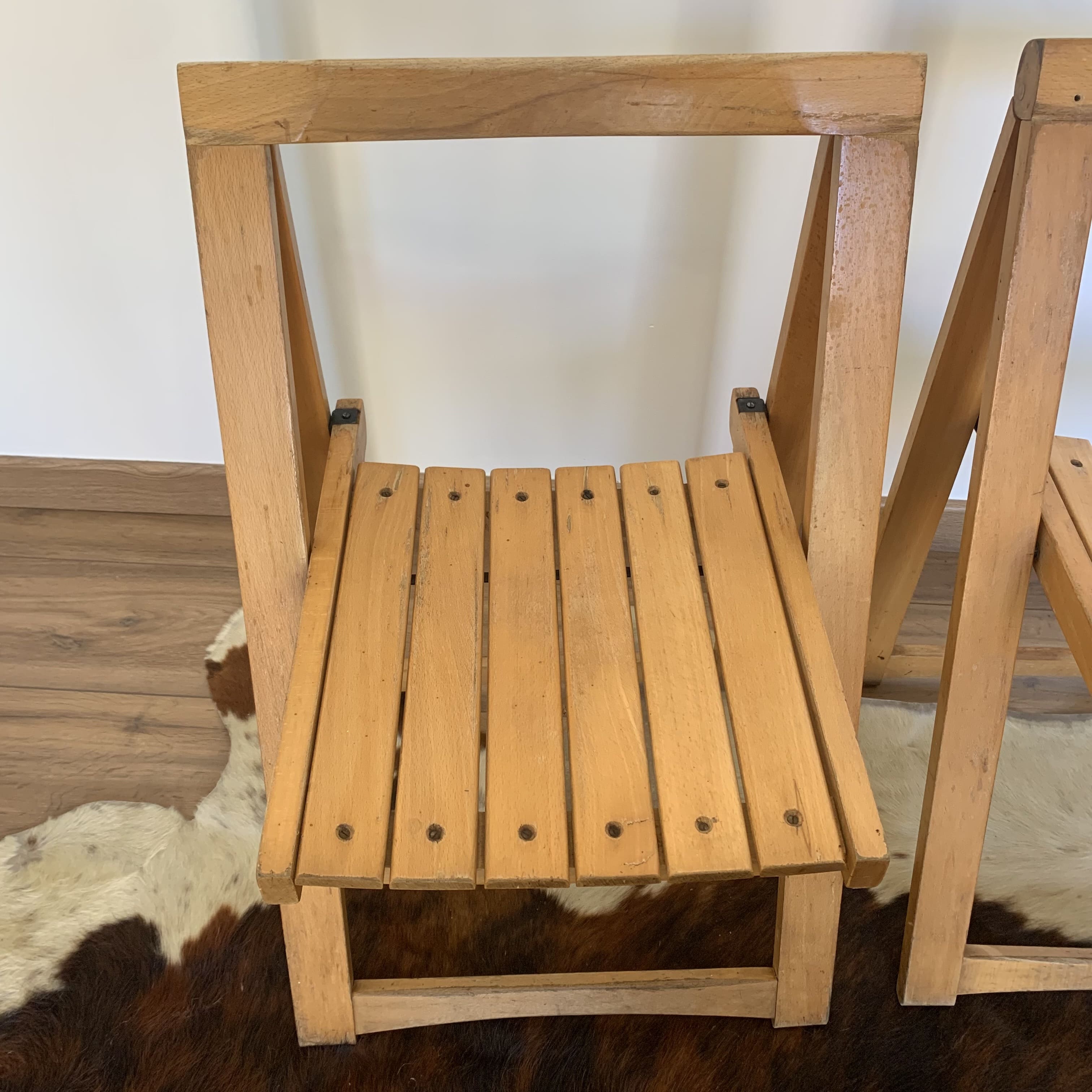 Suite de 4 chaises pliantes