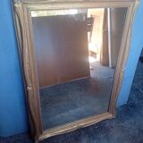 Louis XV mirror in gilded wood 110 cm