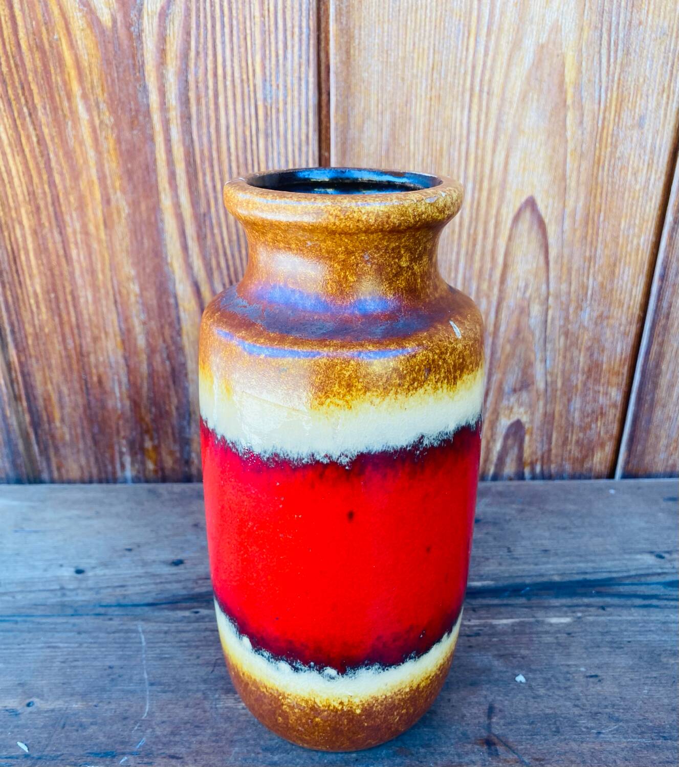 Fat Lava Vase West Germany