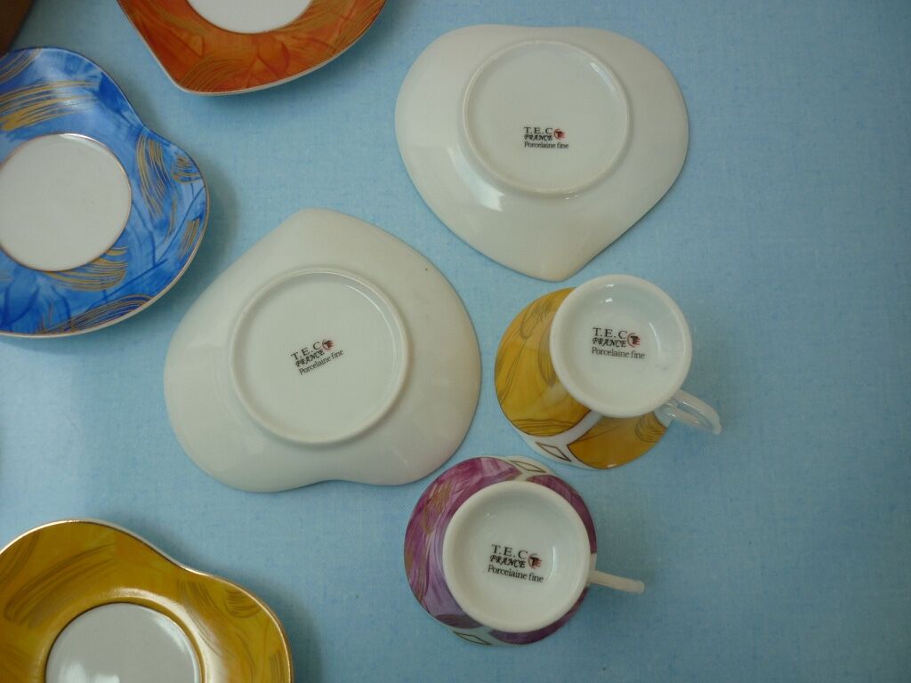 Coffee service in fine porcelain TEC France