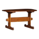 Table à manger ovale suédoise primitive en pin, début du XXe siècle