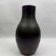 Art Nouveau vase in purple enamelled glass with poppy decoration, Poschinger circa 1900