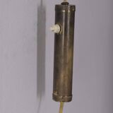 Applique murale vintage en laiton réglable des années 1950, design italien