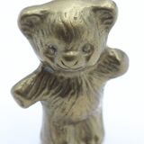 Brass bear statue