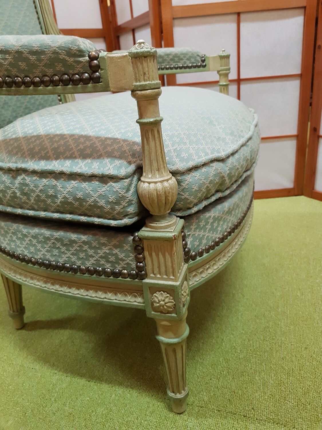 Paire de fauteuils Louis xvI enfant