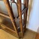 Large vintage rattan shelf/bookcase