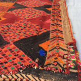 Carpet in wool and straw handmade 310 cm x 190 cm