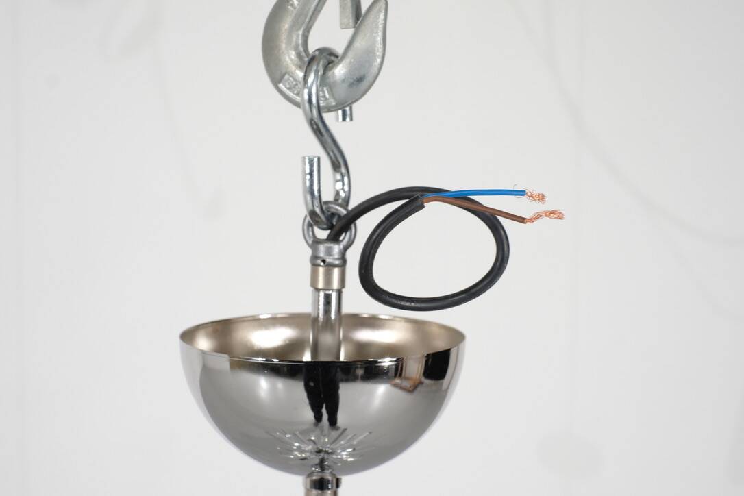 Suspension Sputnik en verre de Murano, Italie.