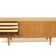 Scandinavian oak sideboard, Abra Möbelfabrik, Taberg, Sweden, 1960