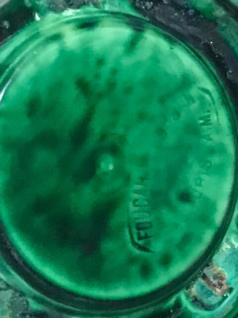 Glazed earthenware service by Foucard Jourdan Vallauris, 1960s