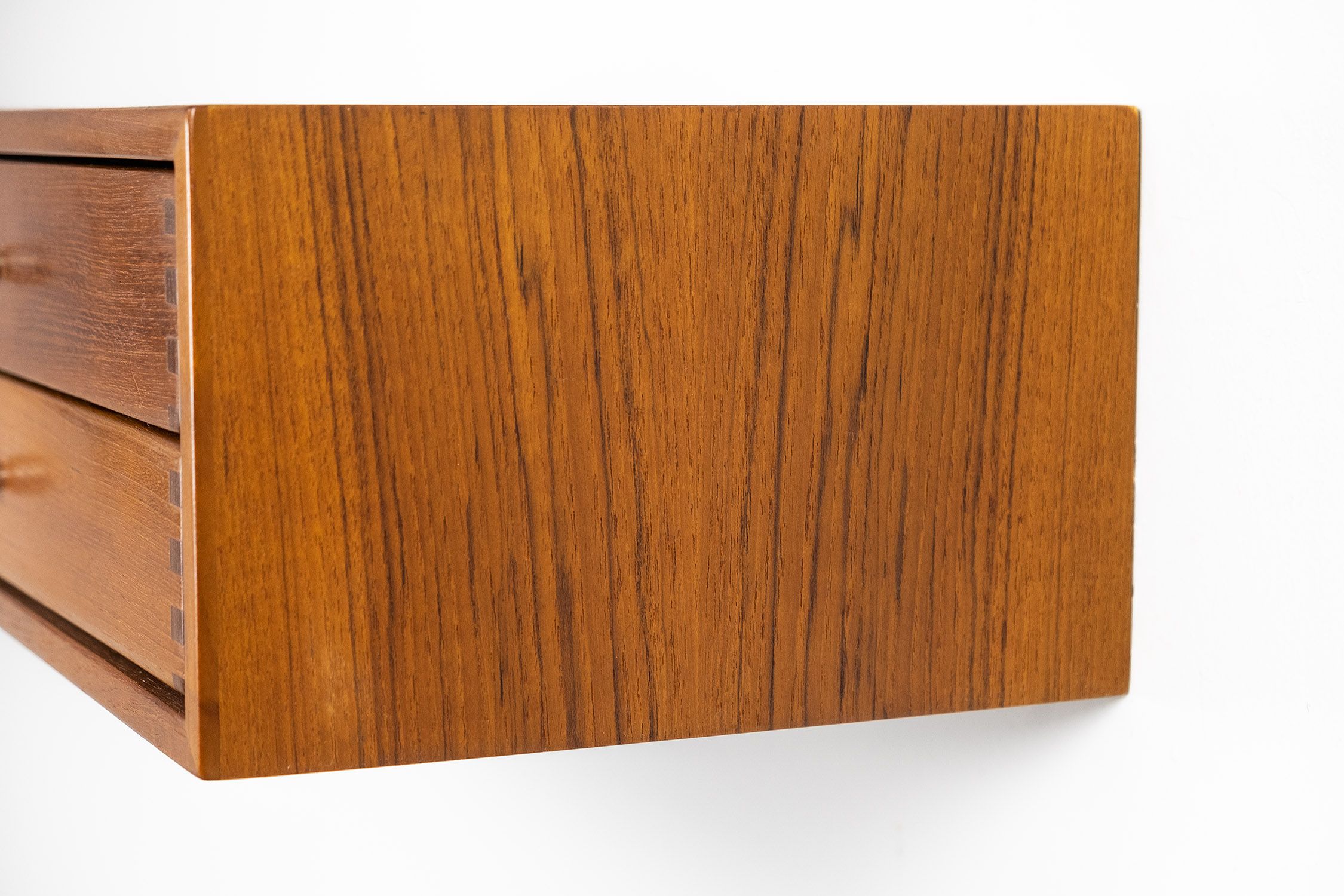 Console murale en teck par Kai Kristiansen pour Aksel Kjersgaard années 1960