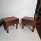 Pair of Scandinavian teak bedside tables from the 1960s.