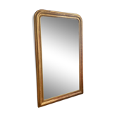 Old mirror louis philippe gilded gold leaf