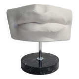 Lips of Michelangelo's "David", after Brucciani, on base, 17 cm