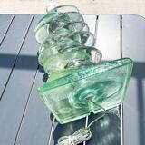Large glass pebble lamp base from the 70s/80s