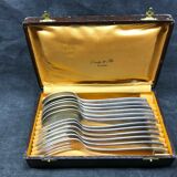 Lot of 12 cutlery in silver metal Deetjen 100