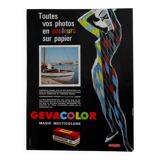 Old advertising Gevaert vintage GEVACOLOR