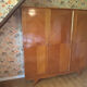 Armoire vintage acajou 3 portes