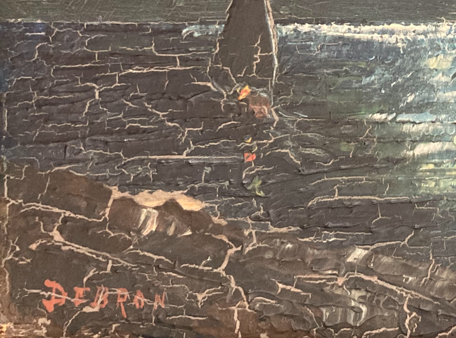 Ancient miniature painting Marine